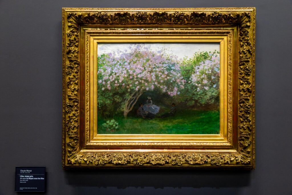 painting image of Monet at Orsay museum