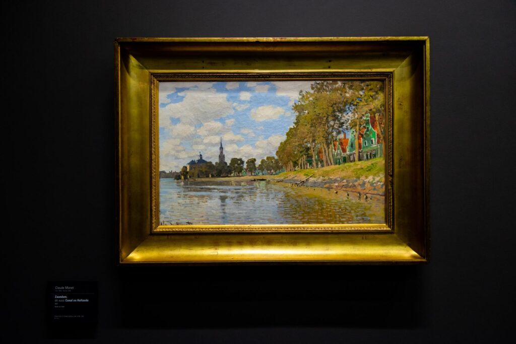 painting image of Monet at Orsay museum