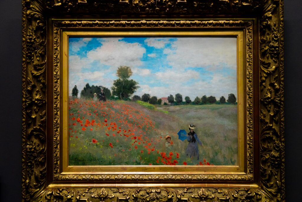 painting image of Monet at Orsay museum