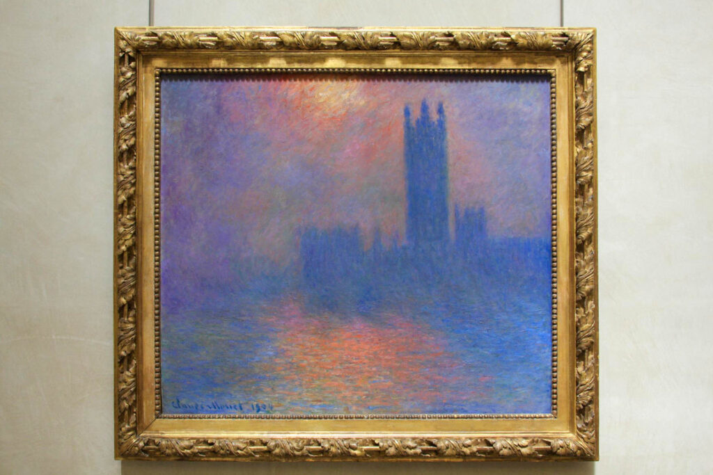 painting image of Monet at Orsay museum