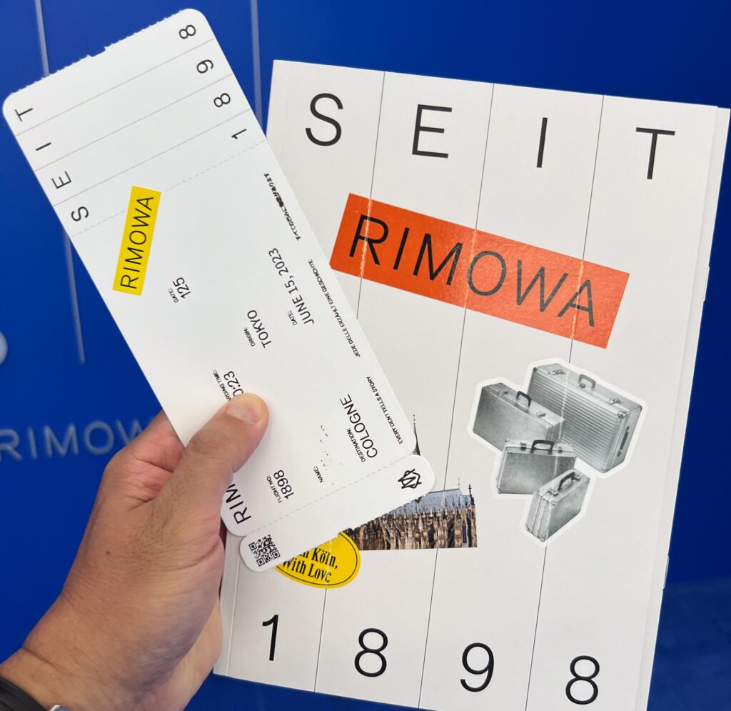 Image from the RIMOWA 125th Anniversary Exhibition "SEIT1898RIMOWA”