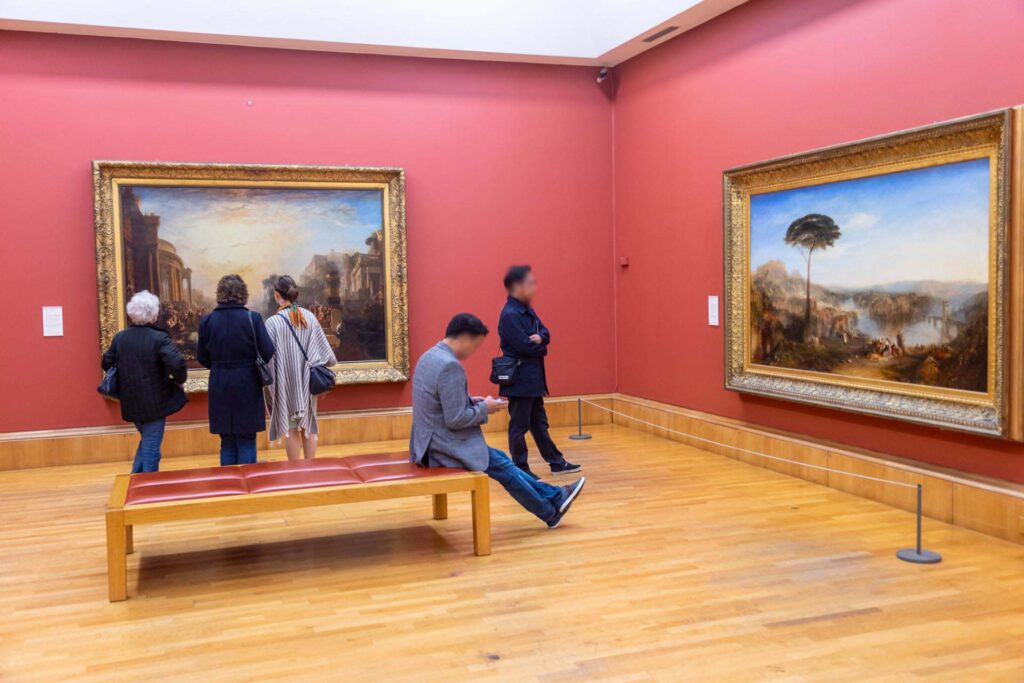 Turner's work in the Tate Britain collection