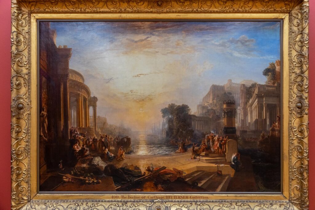 Turner's work in the Tate Britain collection