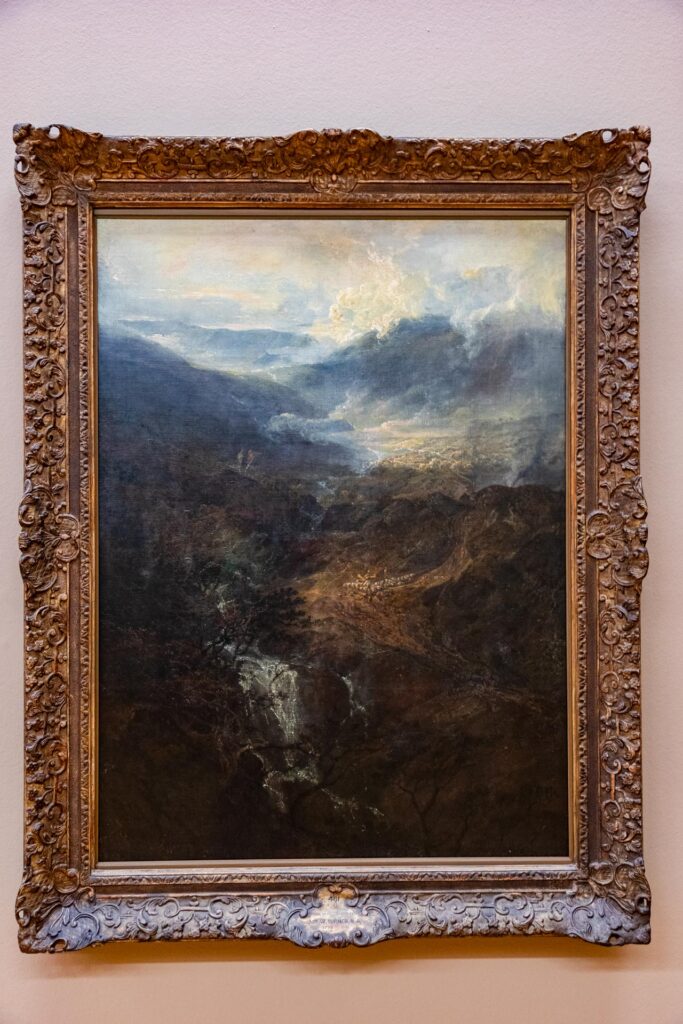 Turner's work in the Tate Britain collection