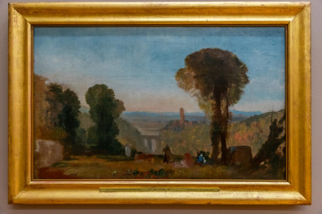 Turner's work in the Tate Britain collection