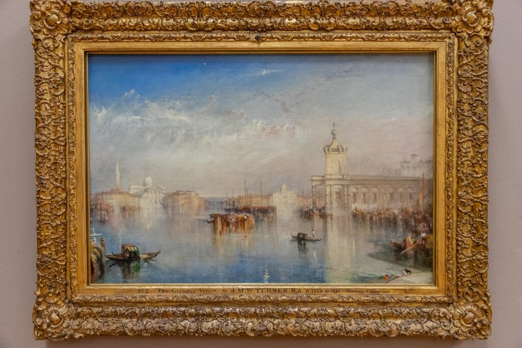 Turner's work in the Tate Brittain collection