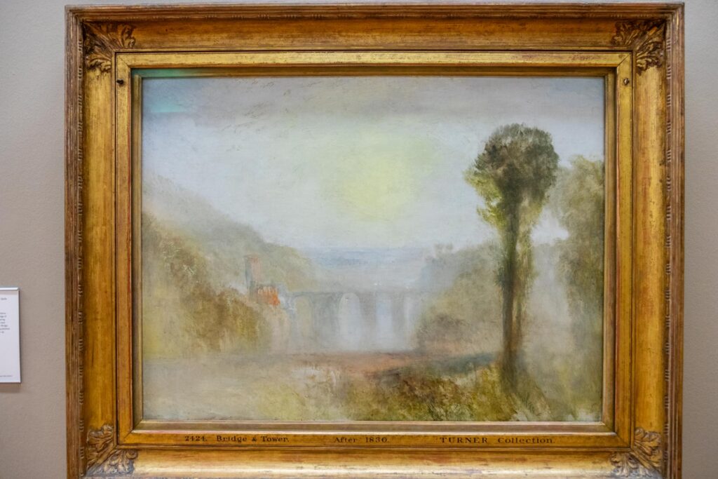 Turner's work in the Tate Britain collection