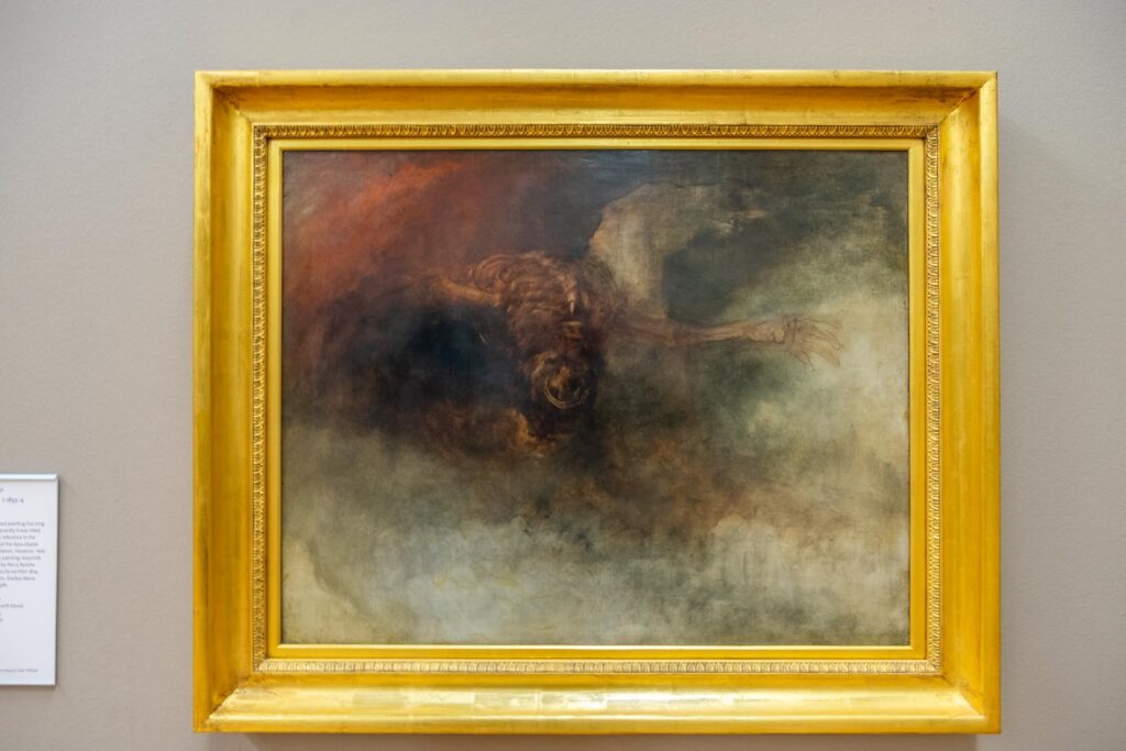 Turner's work in the Tate Britain collection