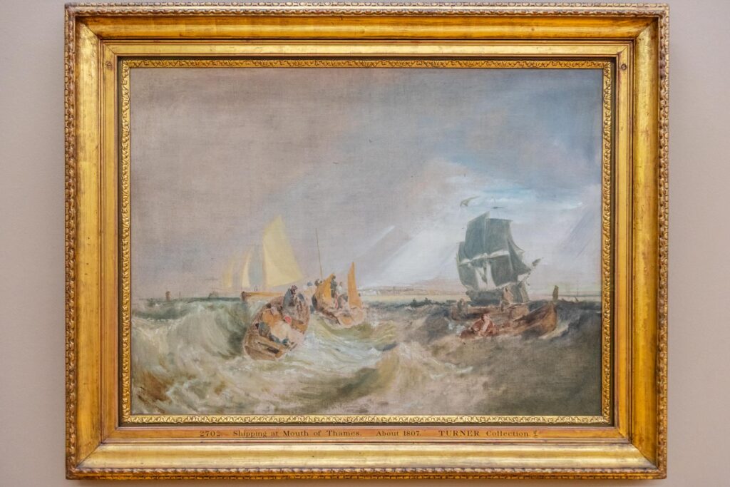 Turner's work in the Tate Britain collection