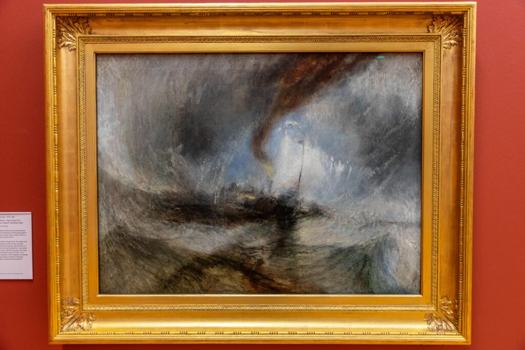 Turner's work in the Tate Britain collection