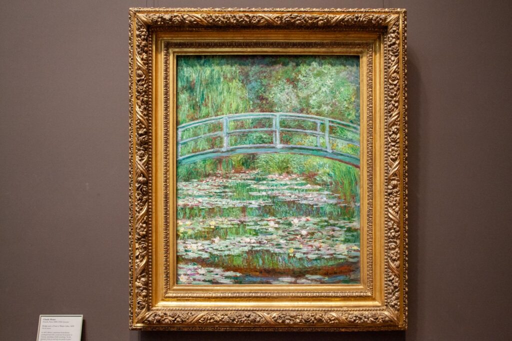 painting image of Monet at The Met