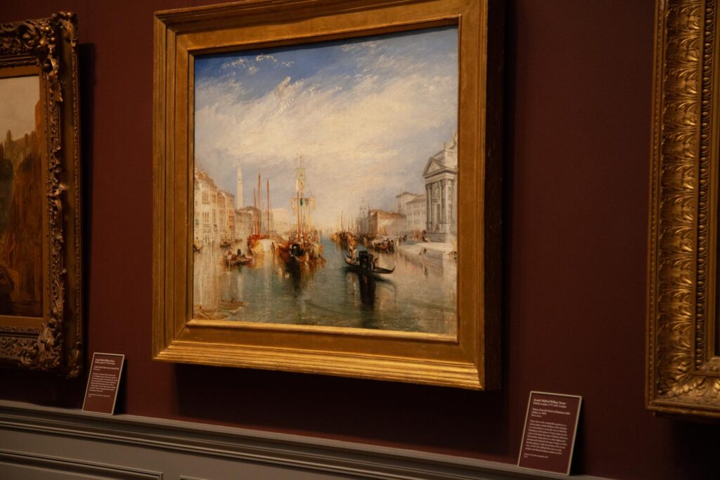 Turner's work in the collection of the Metropolitan Museum of Art, New York