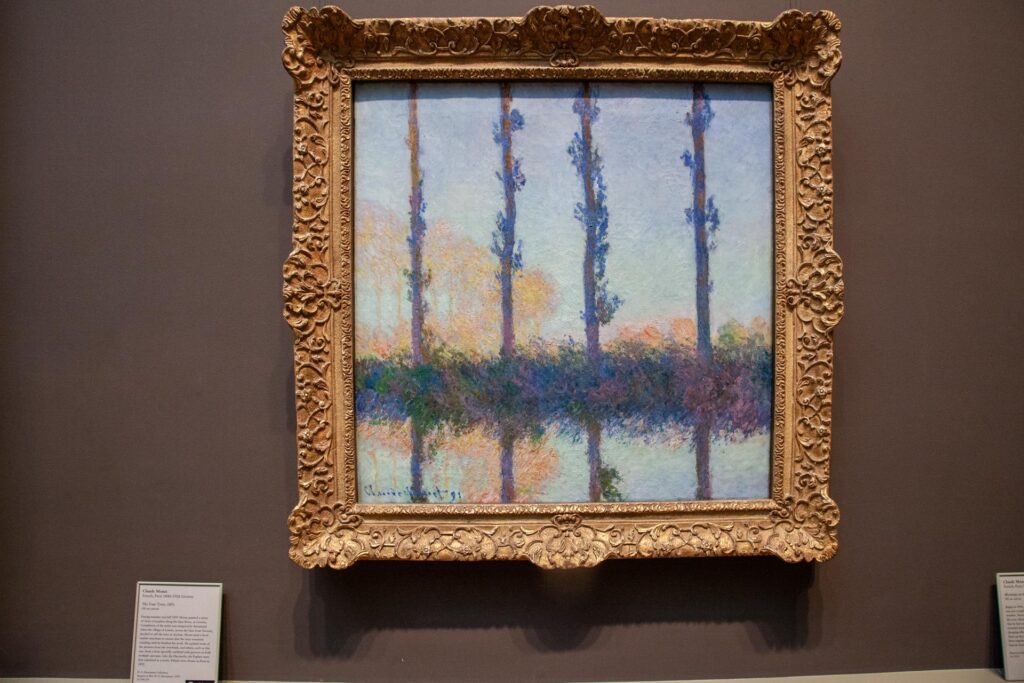 painting image of Monet at The Met