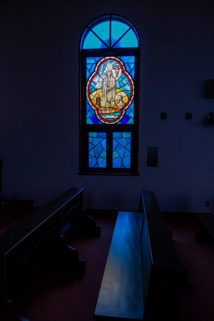 Catholic Unzen church in Unzen,Nagasaki,Japan