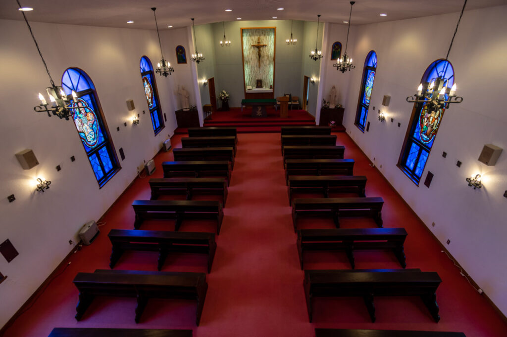 Catholic Unzen church in Unzen,Nagasaki,Japan