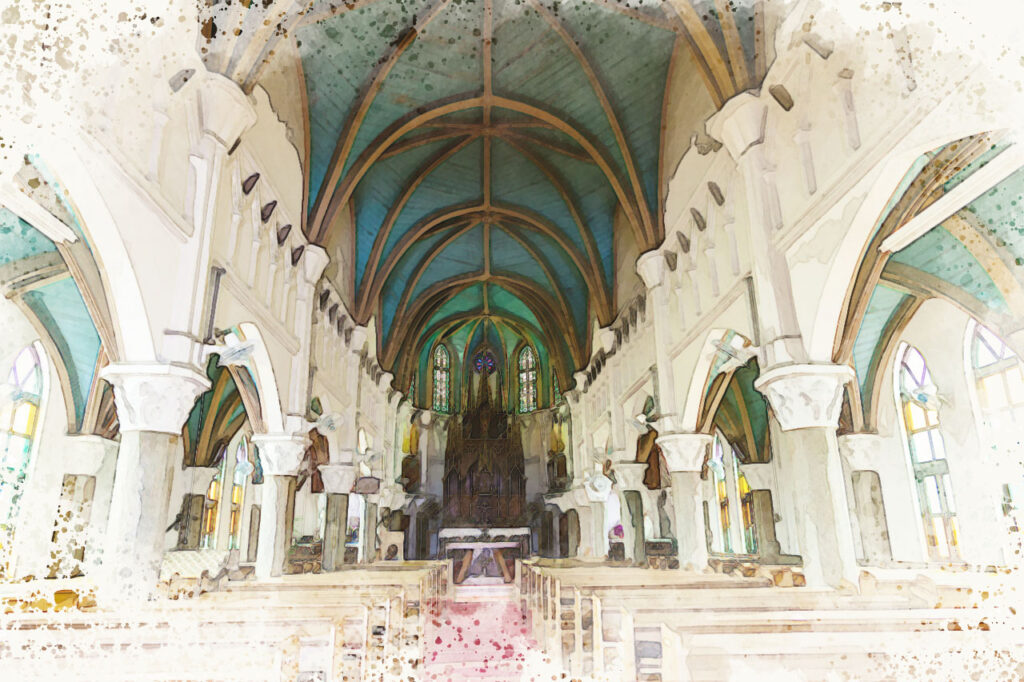 Catholic Magome church in Nagasaki,Japan