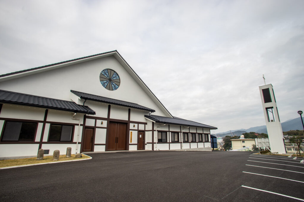 Fukabori catholic church in Nagasaki,Japan