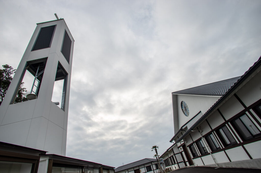 Fukabori catholic church in Nagasaki,Japan