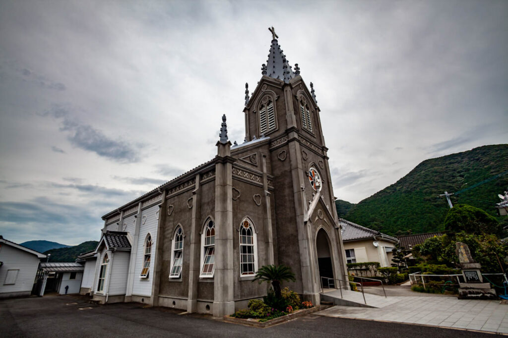 Sakitsu catholic church in Amakusa,Kumamoto,Japan