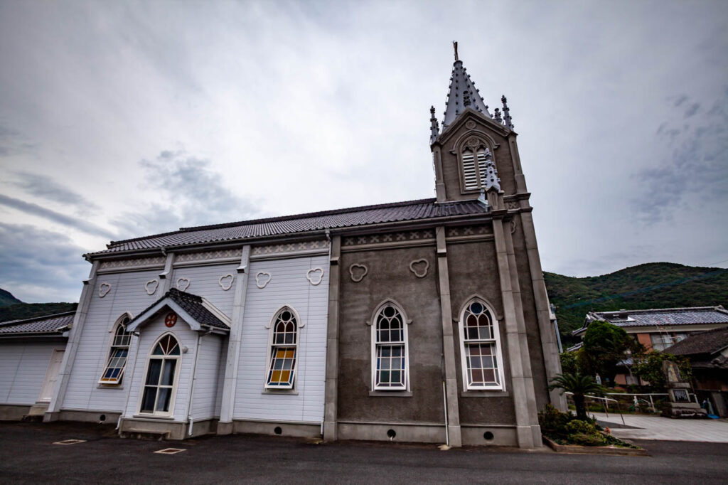 Sakitsu catholic church in Amakusa,Kumamoto,Japan