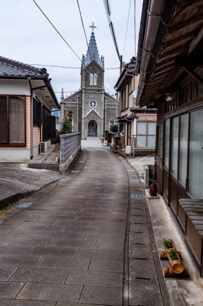 Sakitsu catholic church in Amakusa,Kumamoto,Japan