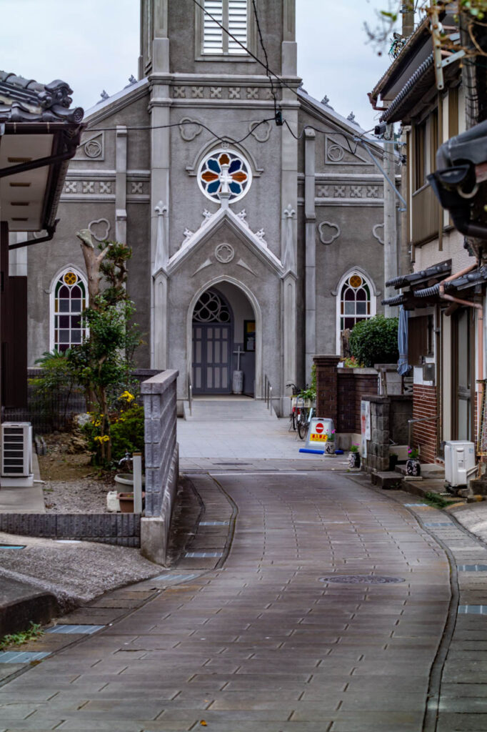 Sakitsu catholic church in Amakusa,Kumamoto,Japan