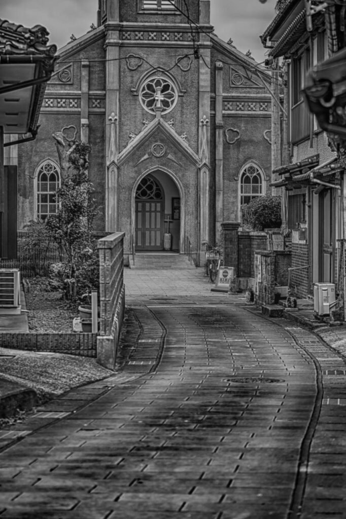 Sakitsu catholic church in Amakusa,Kumamoto,Japan