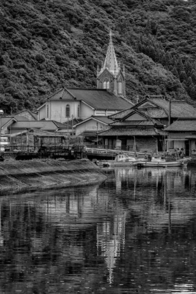 Sakitsu catholic church in Amakusa,Kumamoto,Japan