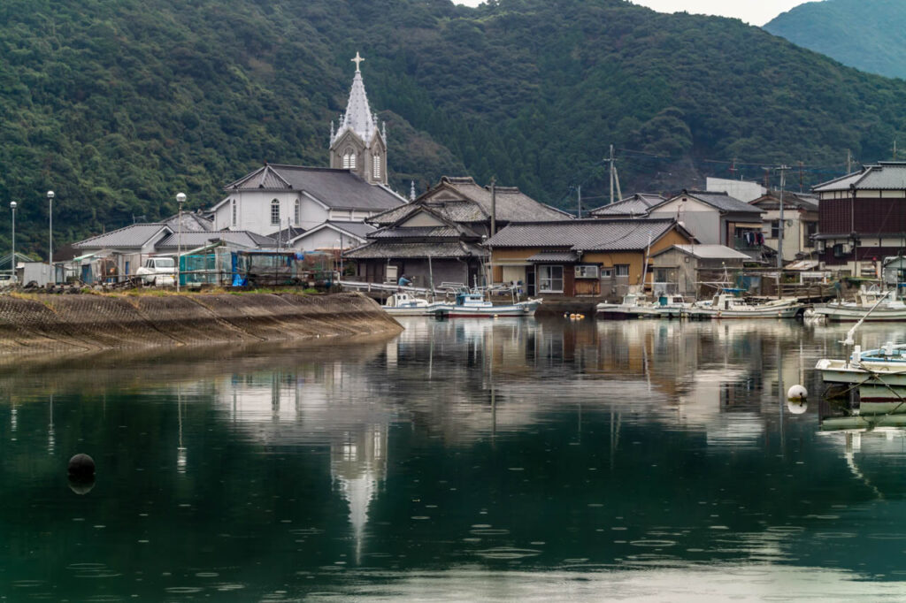 Sakitsu catholic church in Amakusa,Kumamoto,Japan