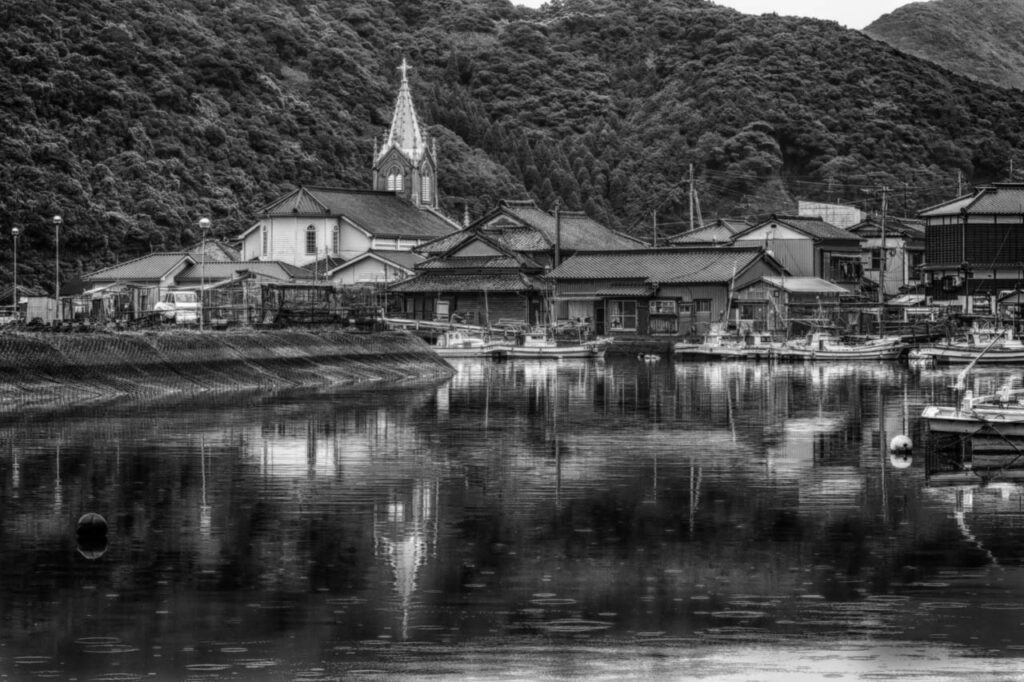 Sakitsu catholic church in Amakusa,Kumamoto,Japan