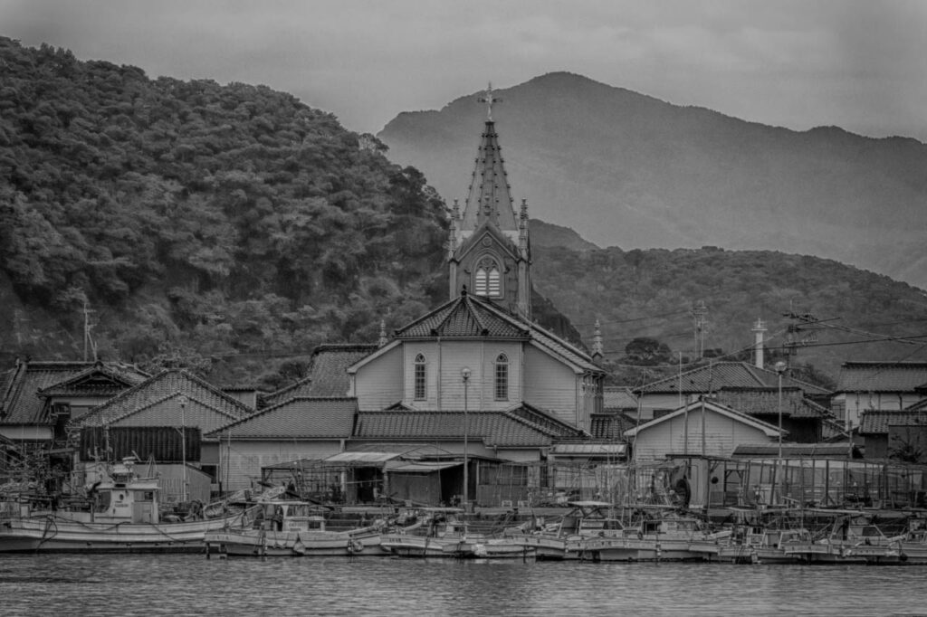 Sakitsu catholic church in Amakusa,Kumamoto,Japan