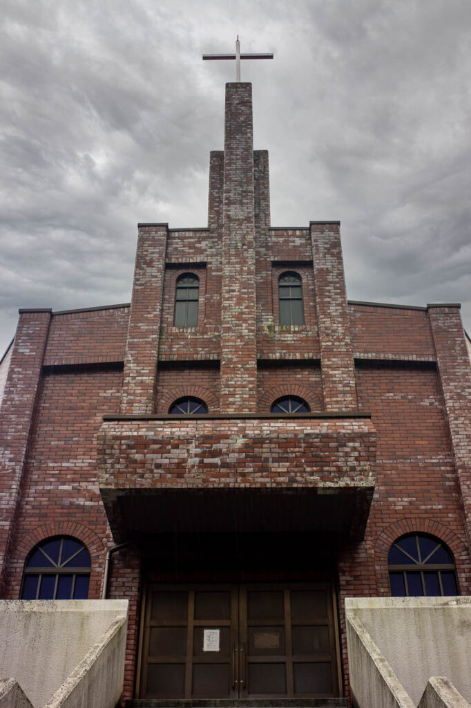 Catholic Unzen church in Unzen,Nagasaki,Japan