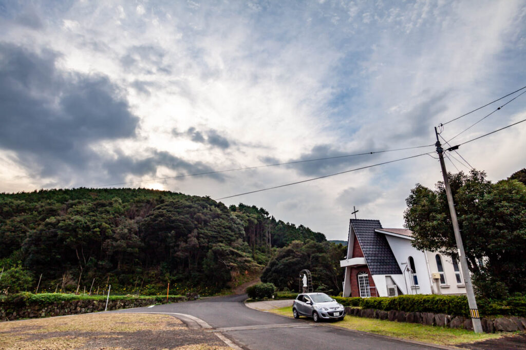 Okase church in Sasebo,Nagasaki,Japan