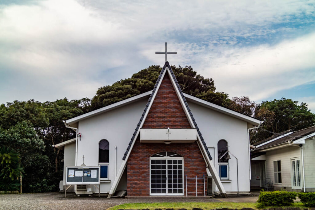 Okase church in Sasebo,Nagasaki,Japan