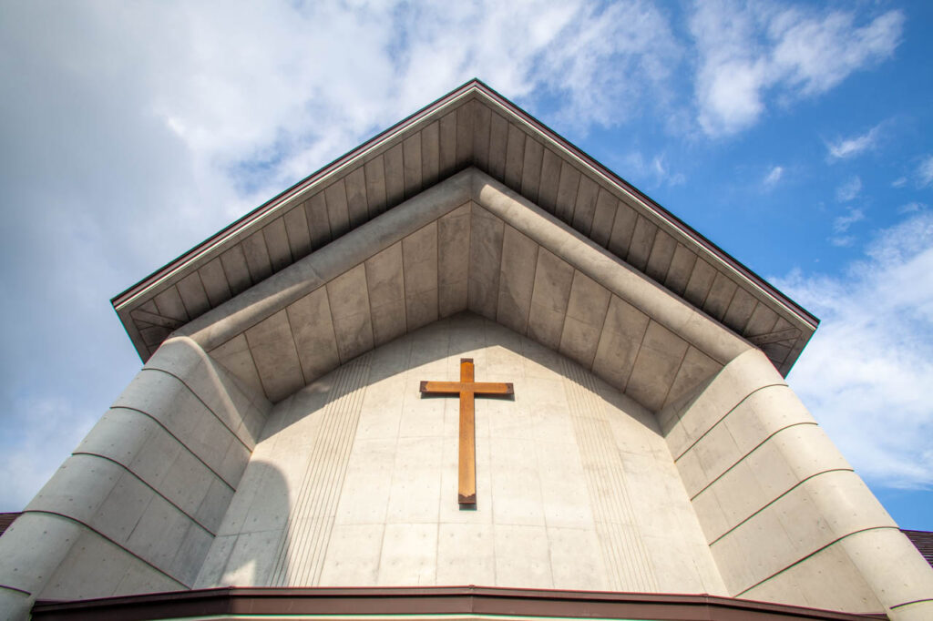 Kanzaki church in Sasebo,Nagasaki,Japan