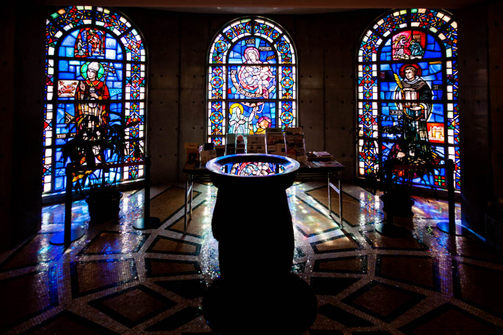 Shiroyama catholic church in Nagasaki,Japan