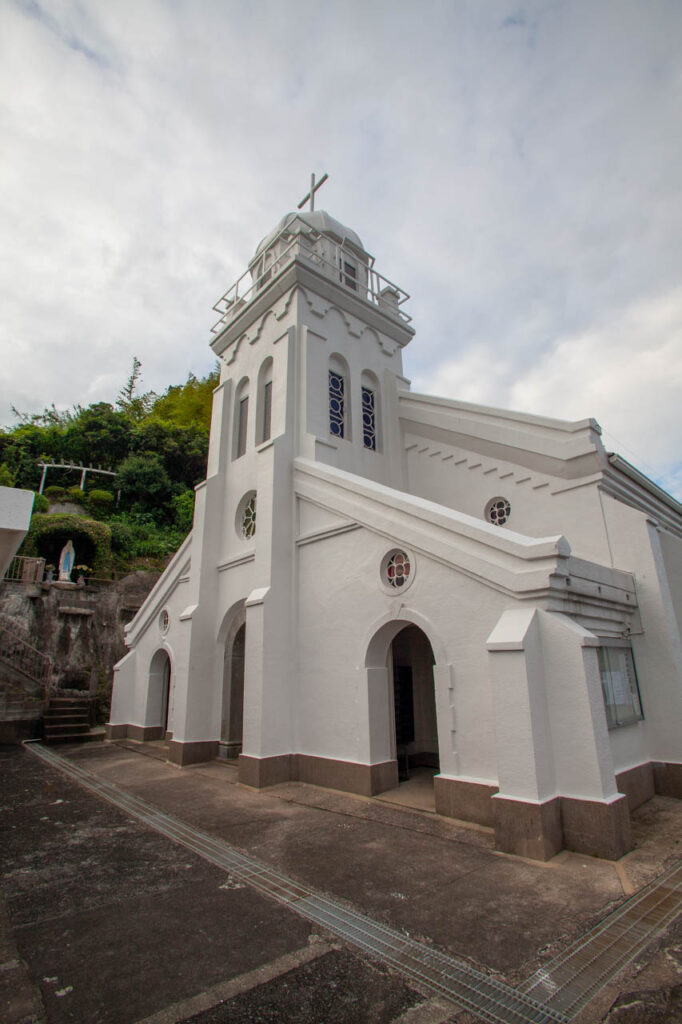 Kaminoshima catholic church in Nagasaki,Japan