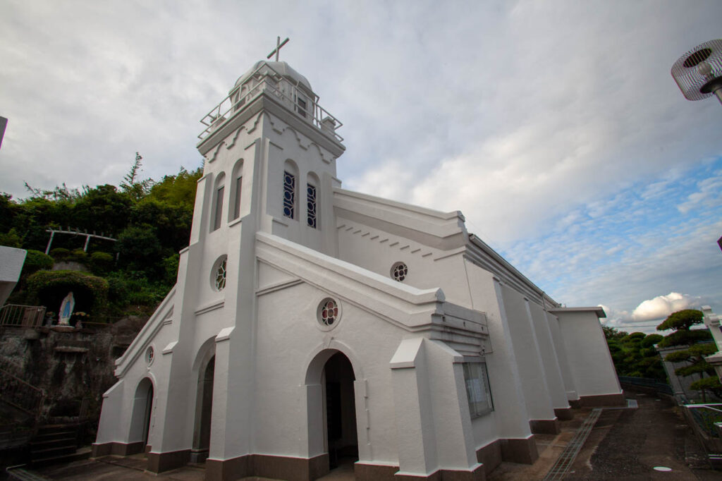 Kaminoshima catholic church in Nagasaki,Japan