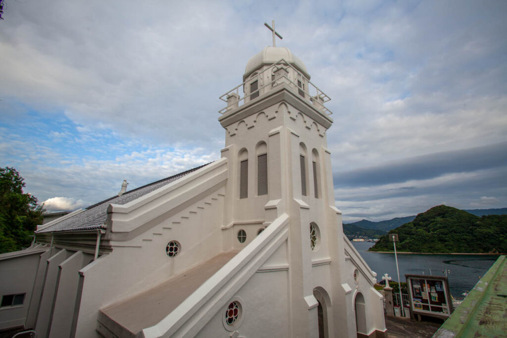 Kaminoshima catholic church in Nagasaki,Japan