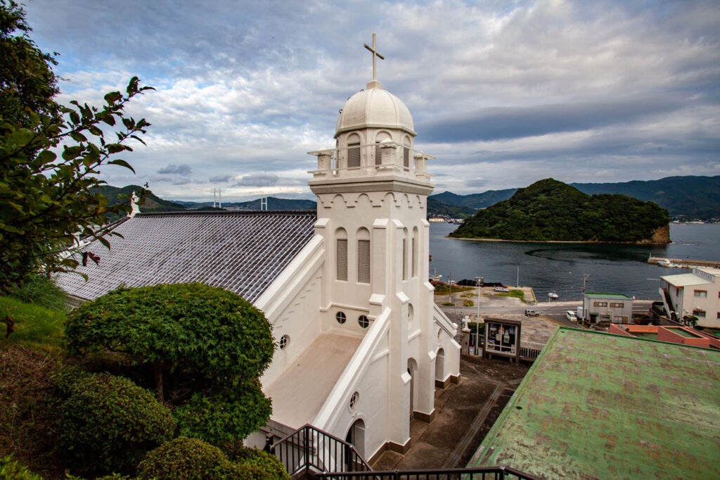 Kaminoshima catholic church in Nagasaki,Japan