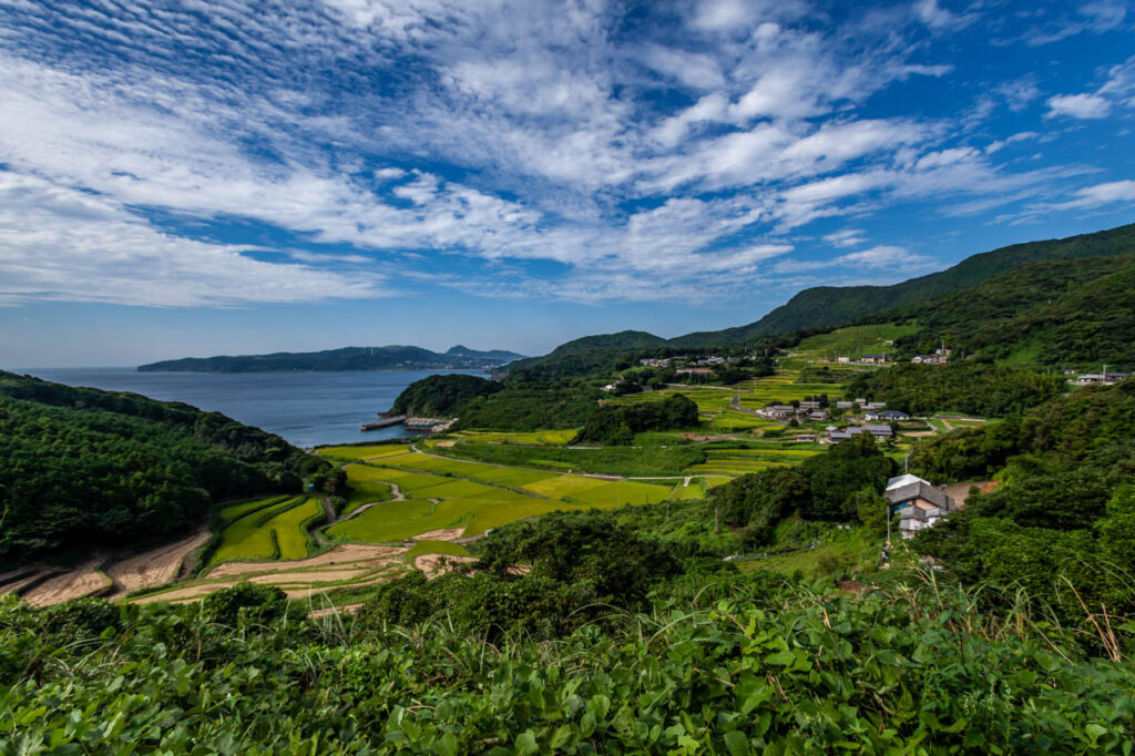 Kasuga Village in Hirado island,Nagasaki,Japan