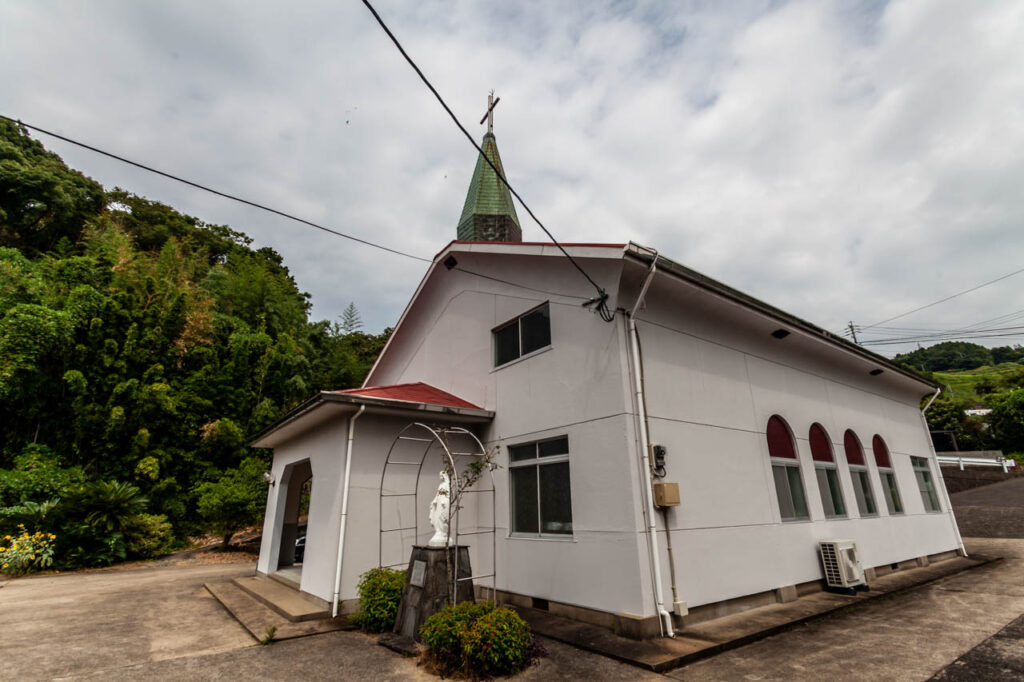 Emukae church in Sasebo,Nagasaki,Japan