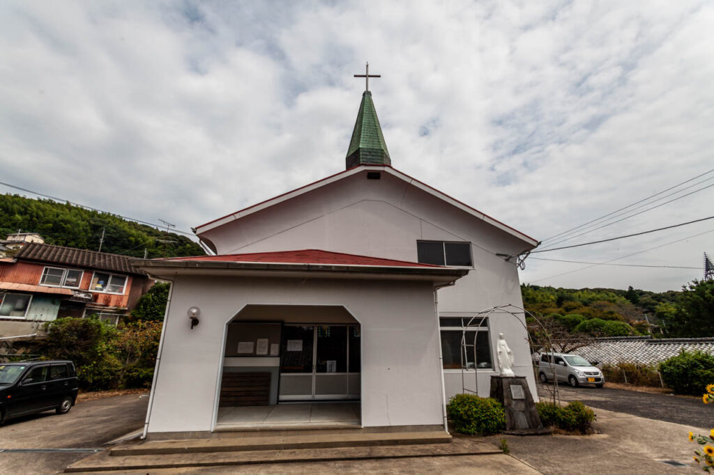 Emukae church in Sasebo,Nagasaki,Japan