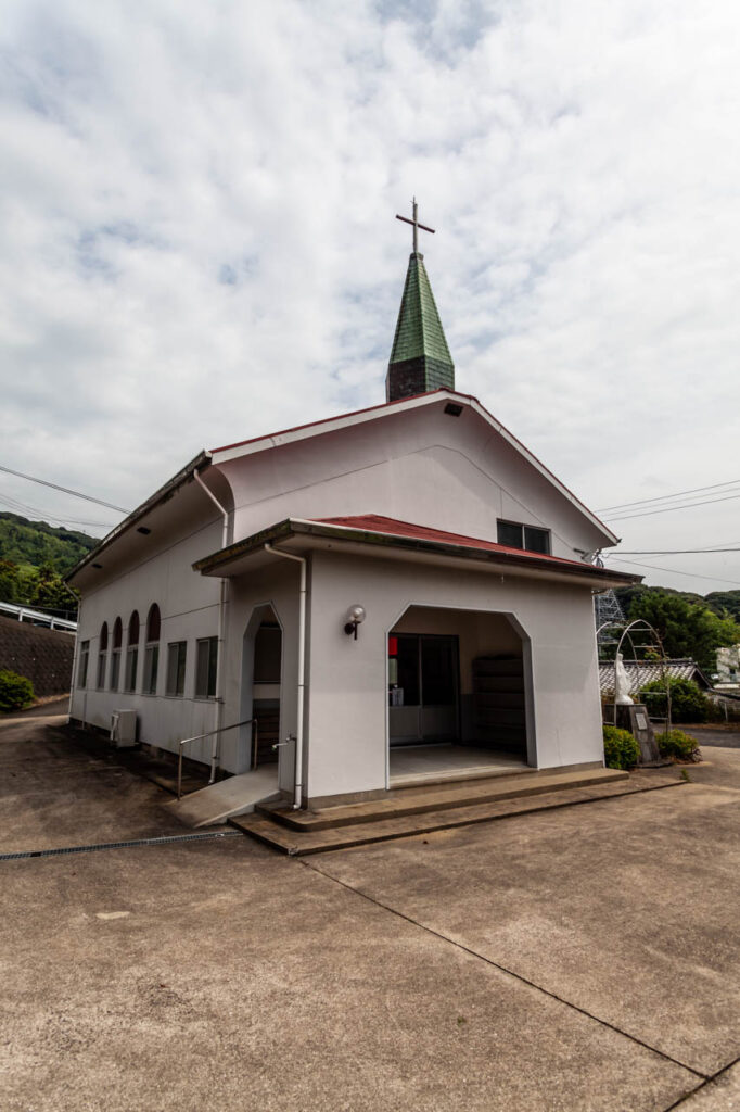 Emukae church in Sasebo,Nagasaki,Japan