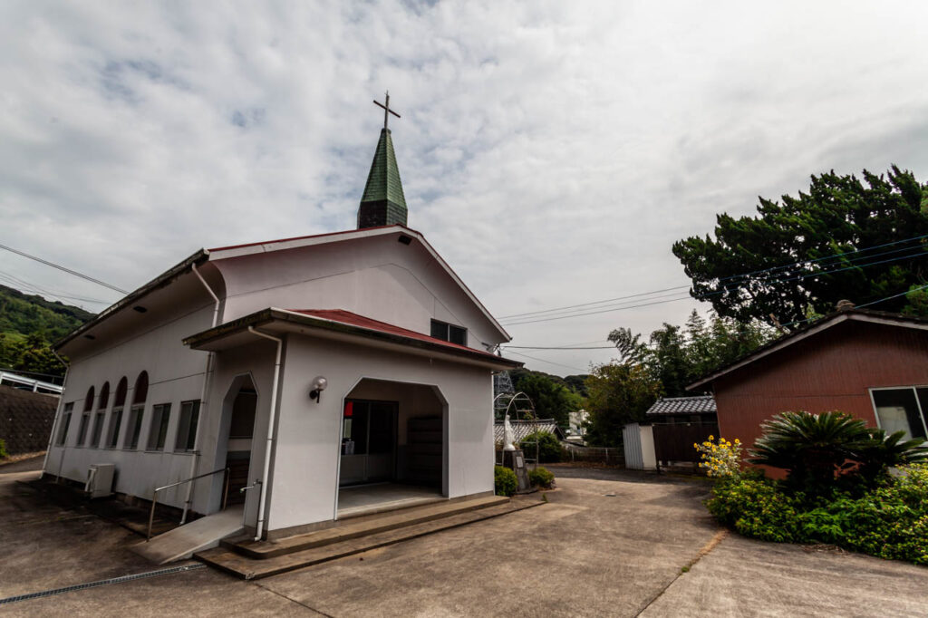 Emukae church in Sasebo,Nagasaki,Japan