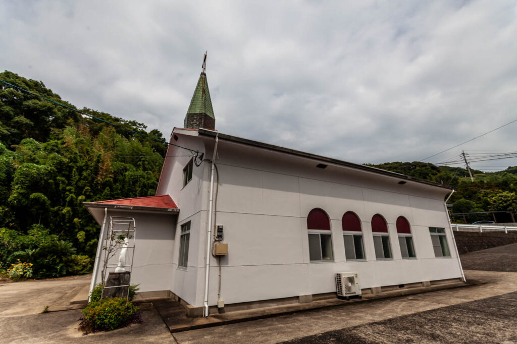 Emukae church in Sasebo,Nagasaki,Japan