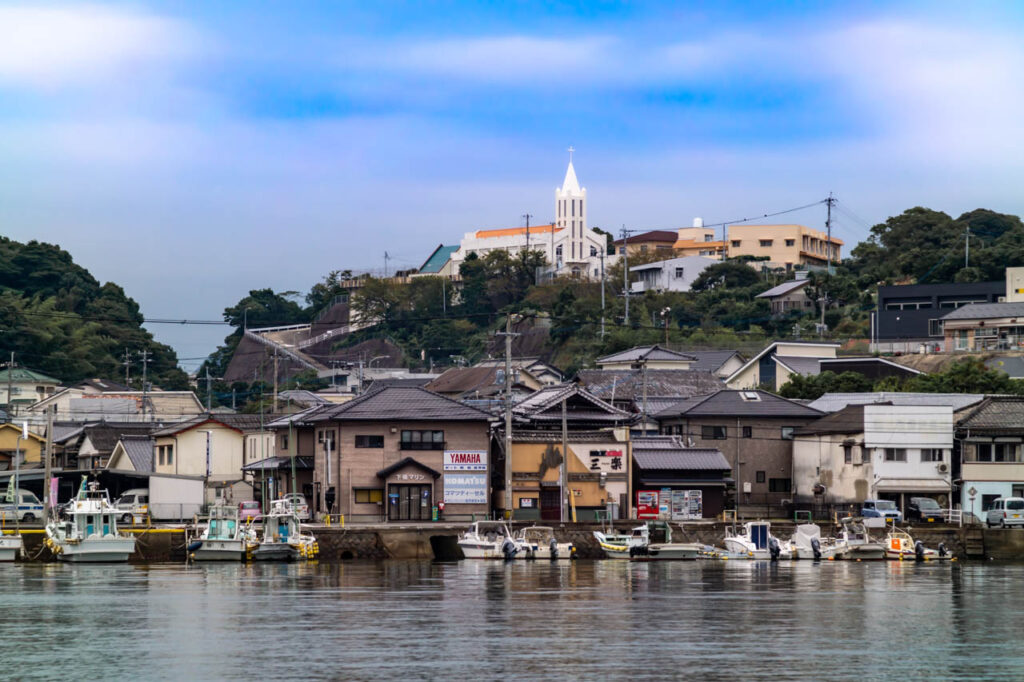 Ainoura church in Sasebo,Nagasaki,Japan