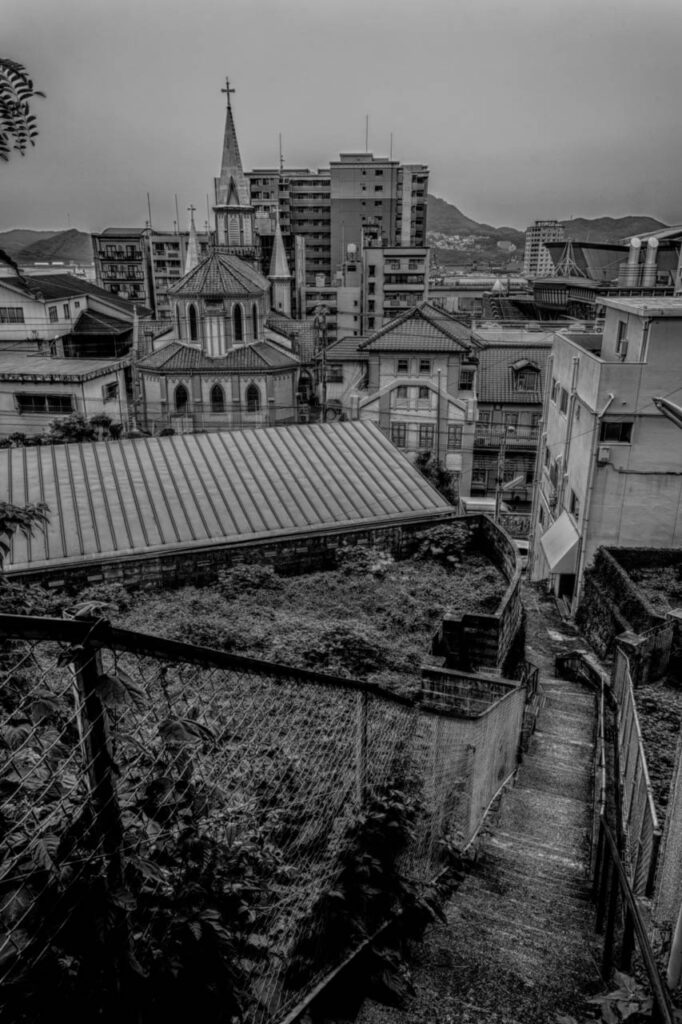 Miura machi church in Sasebo,Nagasaki,Japan