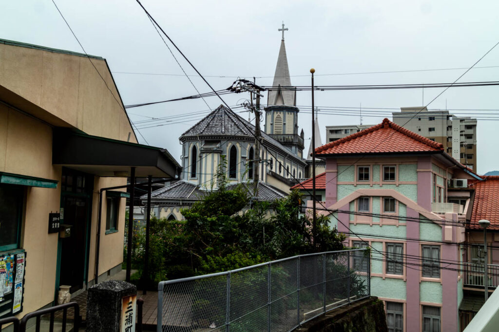 Miura machi church in Sasebo,Nagasaki,Japan