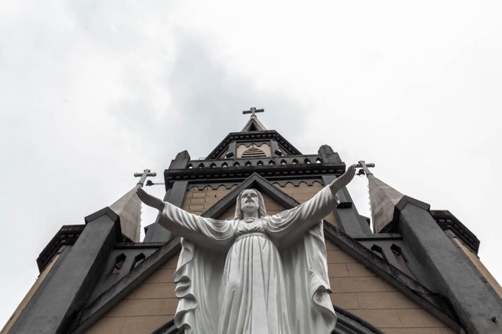 Miura machi church in Sasebo,Nagasaki,Japan